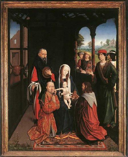 unknow artist Adoration of the Magi Norge oil painting art